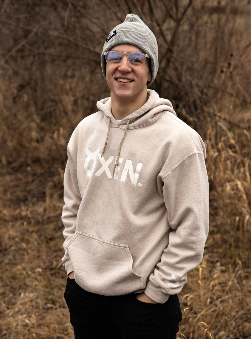 Classic Hoodie - White Print