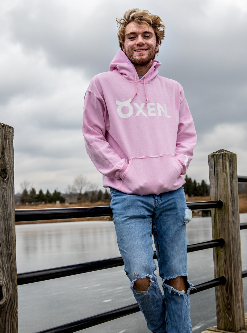 Classic Hoodie - White Print