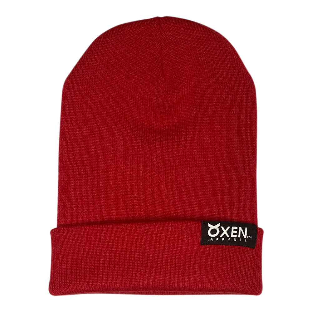 Cuffed Beanie - Red
