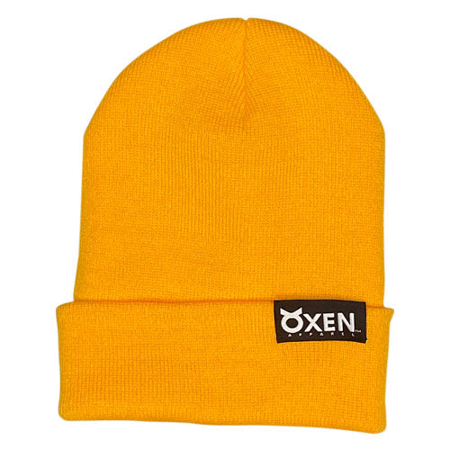 Cuffed Beanie - Yellow
