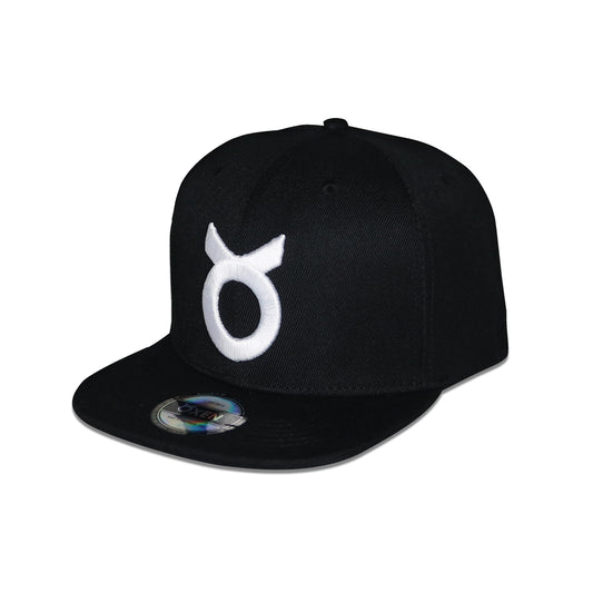 Classic Ring Snapback Hat - Black / White