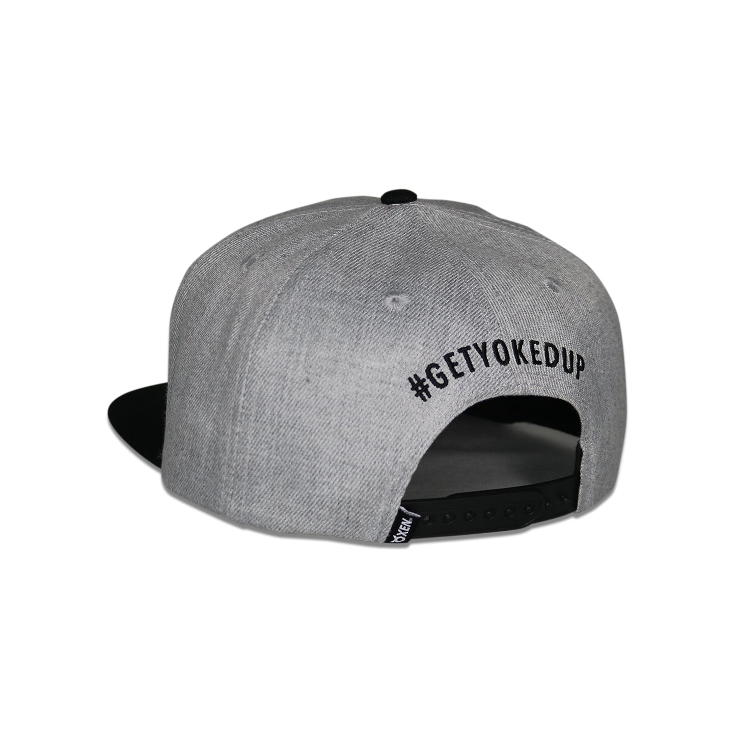 Classic Ring Snapback Hat - Gray / Black
