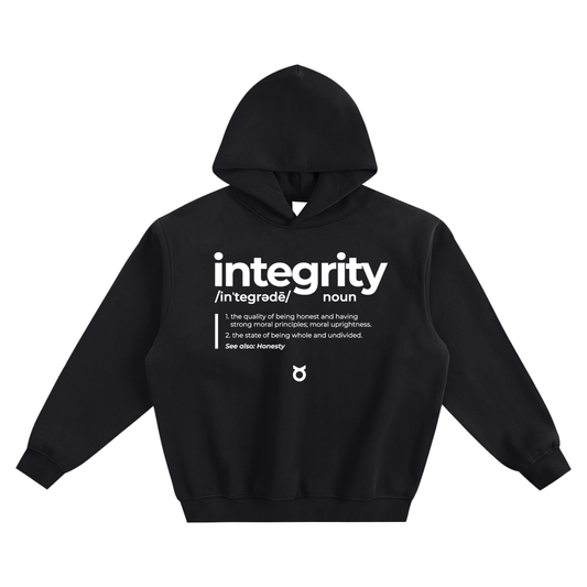 hoodie,integrity,christian streetwear,premium hoodie,boxy fit