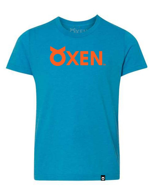 Youth Boys Classic Tee - Neon Blue