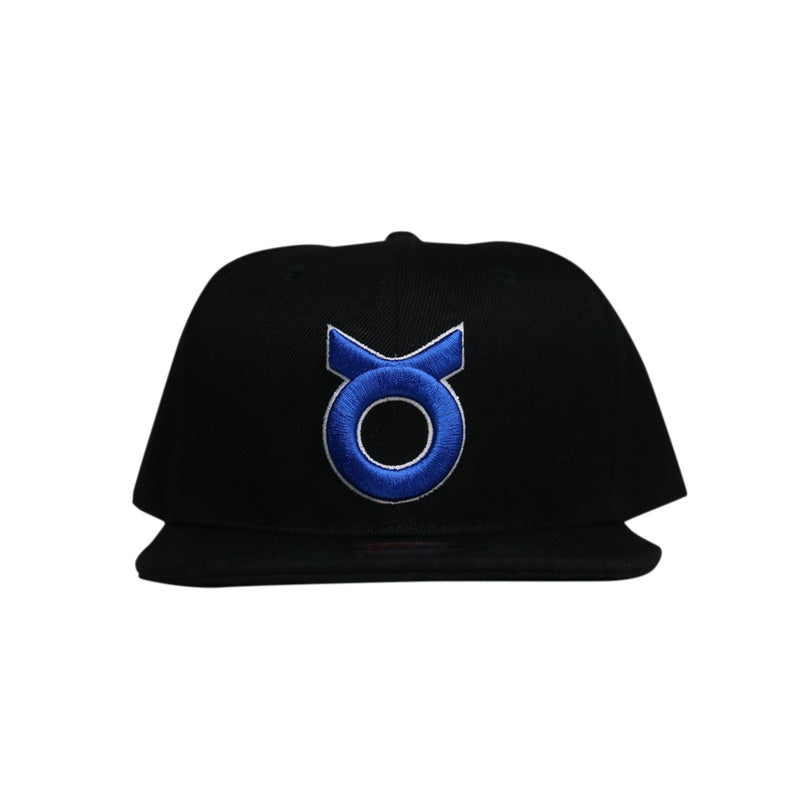 Classic Ring Snapback Hat - Black / Blue