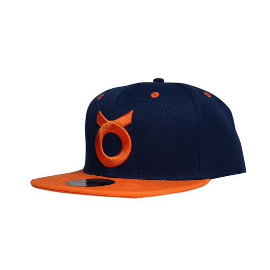 Classic Ring Snapback Hat - Navy / Orange