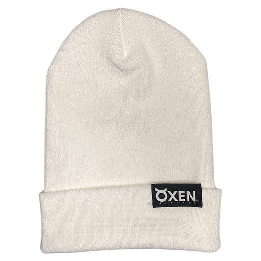 Cuffed Beanie - White